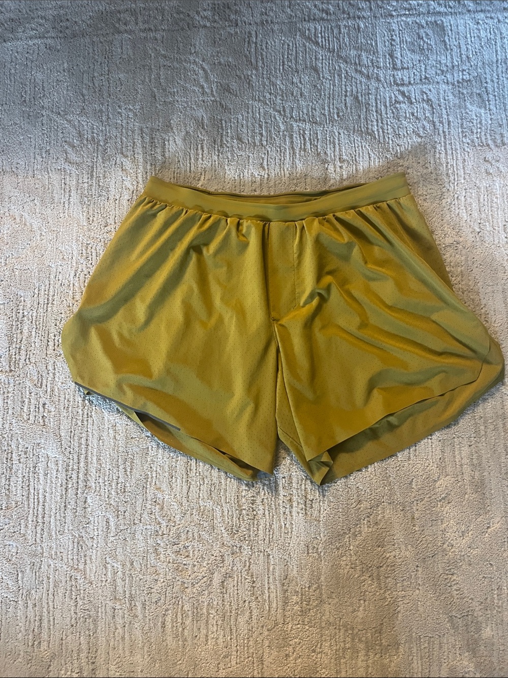 lululemon athletica Olive-Gold Athletic Shorts